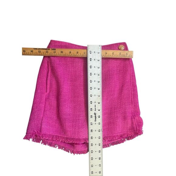 Hot Pink Sleeveless Blazer Vest & Skort Set – Central Park West New York – XS - Picture 7 of 15